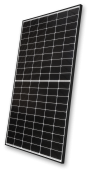 Heckert monocrystalline solar panel NeMo® 3.0 120 M 375 AR (A) Black Frame